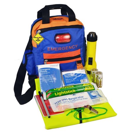 LIFESECURE SchoolGuard Teacher & Staff School Emergency Kit w/BleedStop Compact 200 Bleeding Control Kit 81025